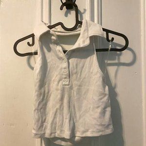 Garage Collared Halter Top